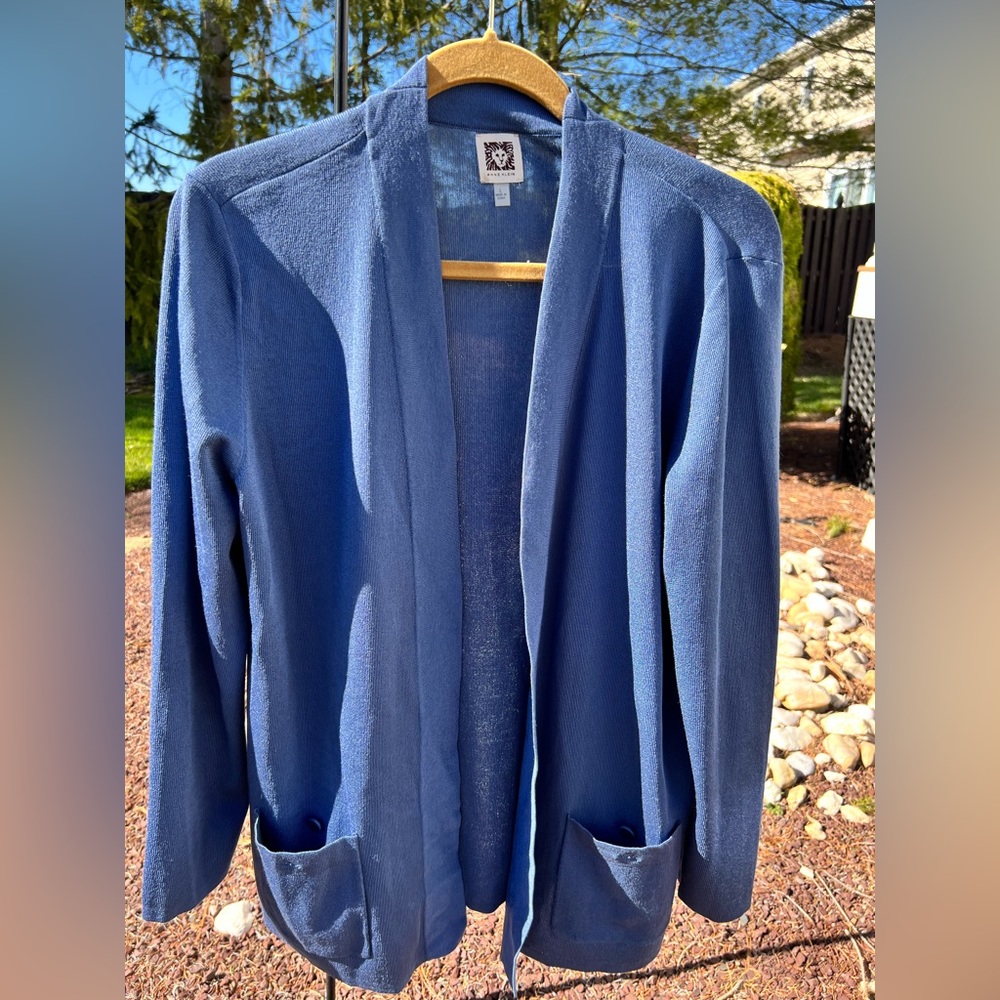 Blue Anne Klein Cardigan